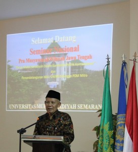 Sambutan oleh Ketua PWM Jateng