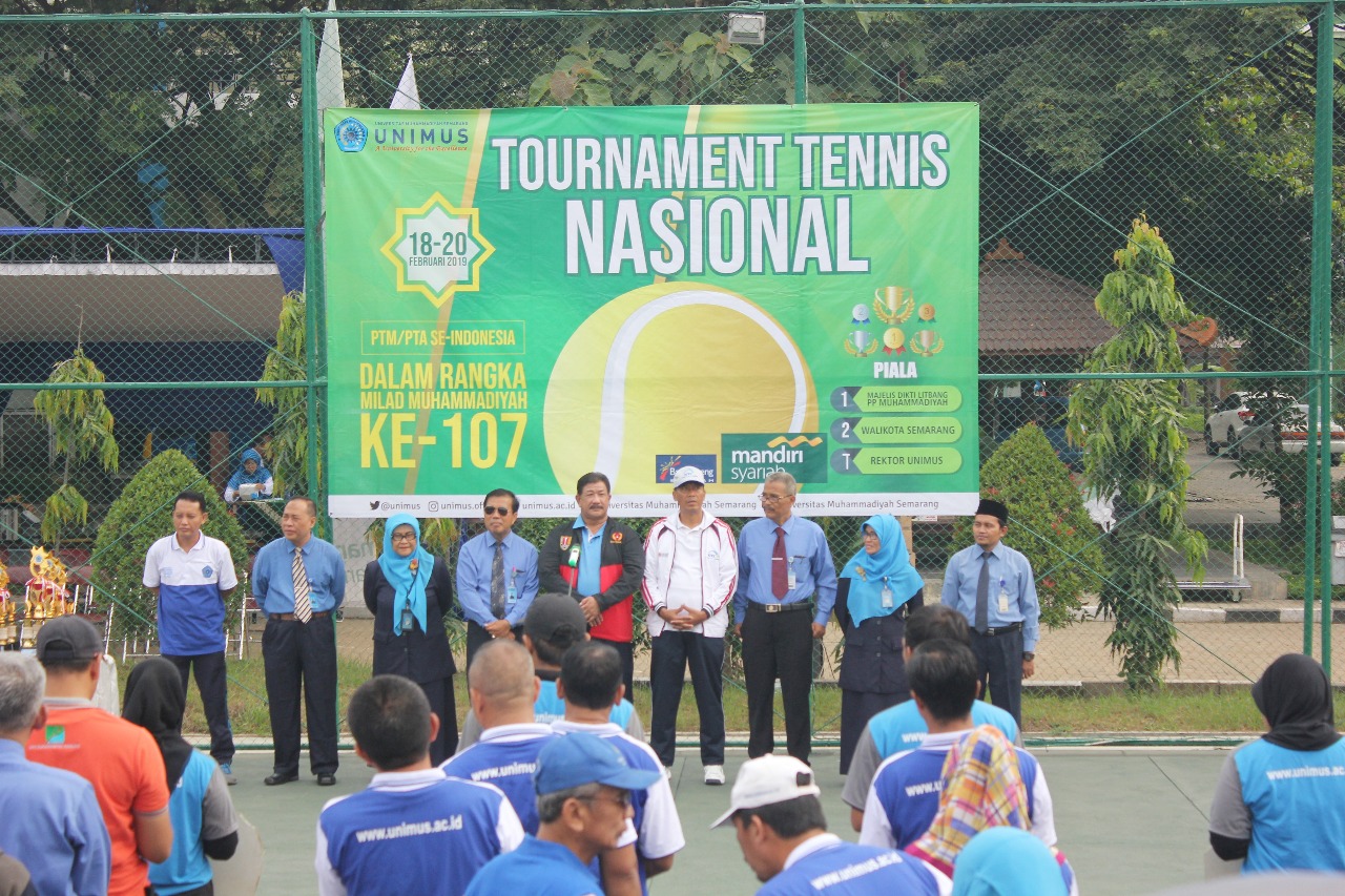 Unimus Gelar Turnamen Tennis Nasional Ptm Pta Seindonesia Universitas