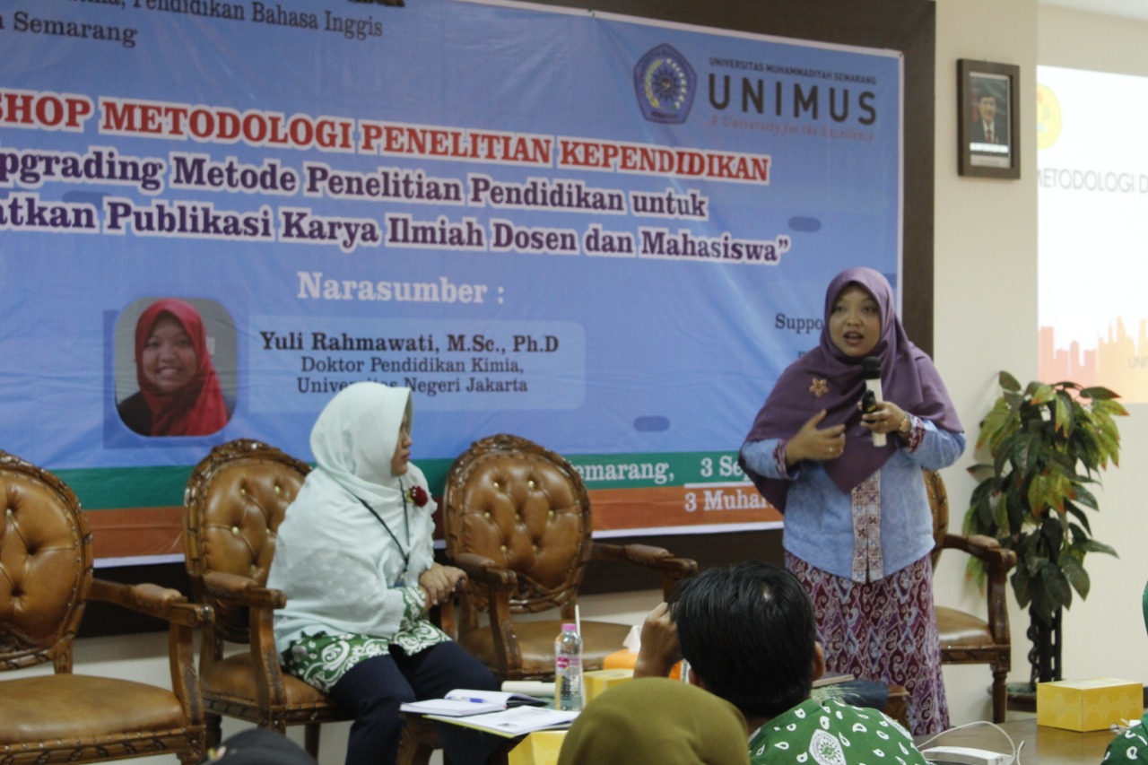 Prodi Kependidikan Unimus Gelar Workshop Penelitian Universitas