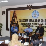 “Sarasehan Bahasa & Sastra Jawa” Kerjasama Balai Bahasa Jawa Tengah Dengan FBBA UNIMUS