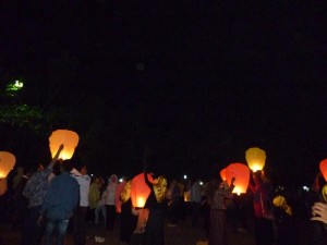 Pelepasan flying lantern