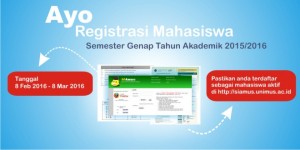 Read more about the article registrasi mahasiswa lama smt genap tahun akademik 2015/2016
