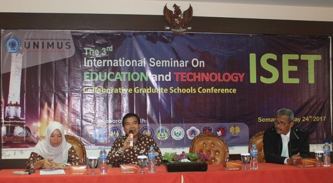 Read more about the article Unimus Sukseskan “The 3rd International Seminar on Education and Technology”