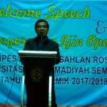 Wellcome Speech Mahasantri Baru dan Penyerahan Ijin Operasional Ponpes Putri Sahlan Rosjidi