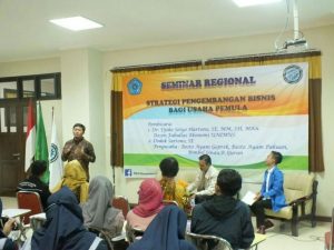 Read more about the article HMJ S1 Manajemen Gelar Seminar Strategi Pengembangan Bisnis Bagi Usaha Pemula