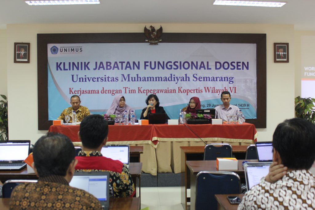 Tingkatkan Jenjang Karir Dosen Unimus Gelar Klinik Jabatan Fungsional