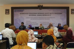 Read more about the article LPPPM Unimus Upayakan Kawal Mutu Melalui Workshop AMAI