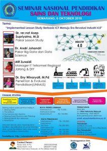 Read more about the article Seminar Nasional Pendidikan, Sains dan Teknologi