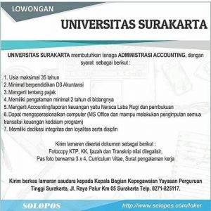 Read more about the article Lowongan Kerja Accounting