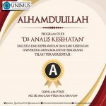 Prodi DIII Teknologi Laboratorium Medis Terakreditasi A