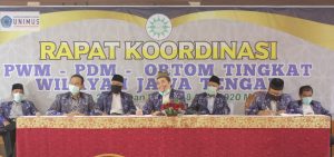 Read more about the article Unimus Tuan Rumah Rapat Koordinasi PWM – PDM – ORTOM Wilayah Jawa Tengah