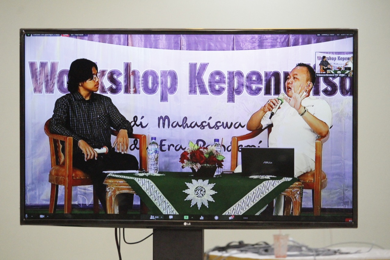 Read more about the article PONPES KH. SAHLAN ROSJIDI AJAK MAHASISWA TETAP PRODUKTIF DI ERA PANDEMI MELALUI WORKSHOP KEPENULISAN