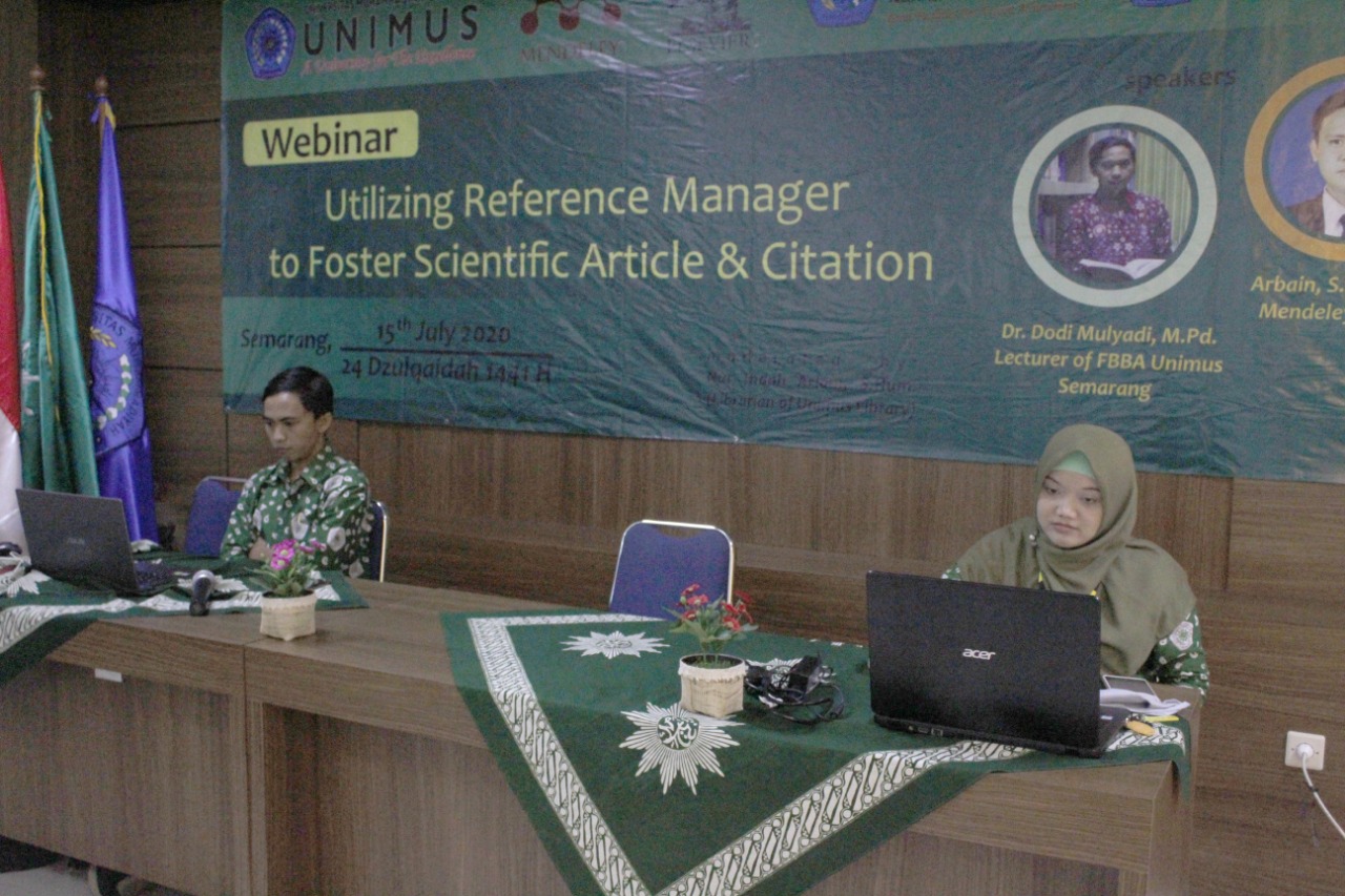 Read more about the article FBBA BEKERJASAMA DENGAN UPT PERPUSTAKAAN UNIMUS DUKUNG PUBLIKASI KARYA TULIS MELALUI WEBINAR