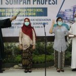119 LULUSAN FIKKES UNIMUS IKUTI ANGKAT SUMPAH PROFESI SECARA ONLINE