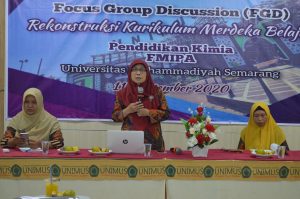 Read more about the article Rekontruksi kurikulum MBKM Prodi S1 Pendidikan Kimia Unimus melalui FGD