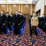 SEBANYAK 51 MAHASISWA CALON WISUDAWAN IKUTI UPACARA PELEPASAN