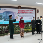 Fikkes Unimus Ambil Sumpah 573 Tenaga Kesehatan secara Daring