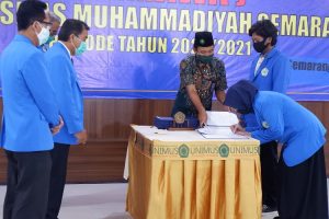 Read more about the article Rektor lantik pengurus Ormawa periode 2020 / 2021