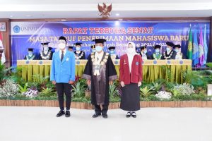 Read more about the article Sebanyak 3067 Mahasiswa Baru Unimus Dilantik Rektor Pada Pembukaan Masta Pmb Unimus Tahun 2021/2022