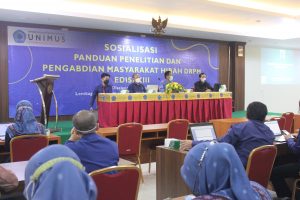 Read more about the article Unimus Gelar Sosialisasi Panduan Penelitian dan Pengabdian Masyarakat Hibah DRPM Edisi XIII