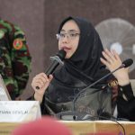 SAFARI DAKWAH: Penceramah Oki Setiana Dewi mengunjungi Masjid At Taqwa Unimus dalam rangkaian safari dakwah kampus