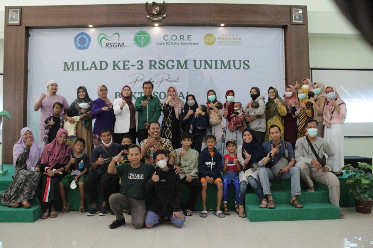 Read more about the article Perayaan MILAD ke 3 Tahun, RSGM Unimus Gelar Khitan Masal dan Oprasi Bibir Sumbing Gratis