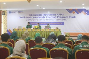 Read more about the article Unimus Gelar Sosialisasi Instrumen AMAI dan Pelatihan Auditor AMAI