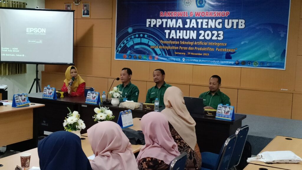 Perpustakaan Unimus Gelar Workshop dan Rakerwil Forum Perpustakaan PTMA Se-Jawa Tengah