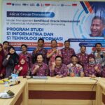Tingkatkan Kualitas Pendidikan pada bidang Teknologi Informasi, Program Studi S1 Informatika Unimus Gelar FGD manajemen sertifikasi Oracle internasional