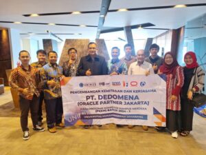 Read more about the article S1 Informatika UNIMUS Kembangkan Kemitraan dan Kerjasama dengan PT Dedomena (Oracle Partner Jakarta)