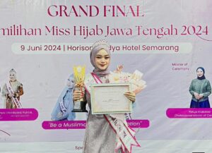Read more about the article Mahasiswa D4 Analis Kesehatan Juara Runner Up 2 Pemilihan Miss Hijab Jawa Tengah 2024