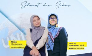 Read more about the article Afifah Khairunnisa Raih Gelar Magister Tanpa Ujian Tesis Berkat Publikasi Jurnal Internasional Bereputasi