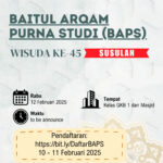 BAPS Wisuda ke-45 Susulan