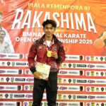 Ahmad Ilham Abadi  Mahasiswa S1 Ilmu Keolahragaan UNIMUS Raih Juara 1 di Kejuaraan Rakashima Karate National Championship 2025