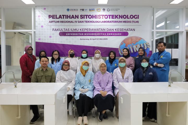 Gandeng AIPTLMI Regional IV, TLM UNIMUS Gelar Pelatihan Sitohistoteknologi