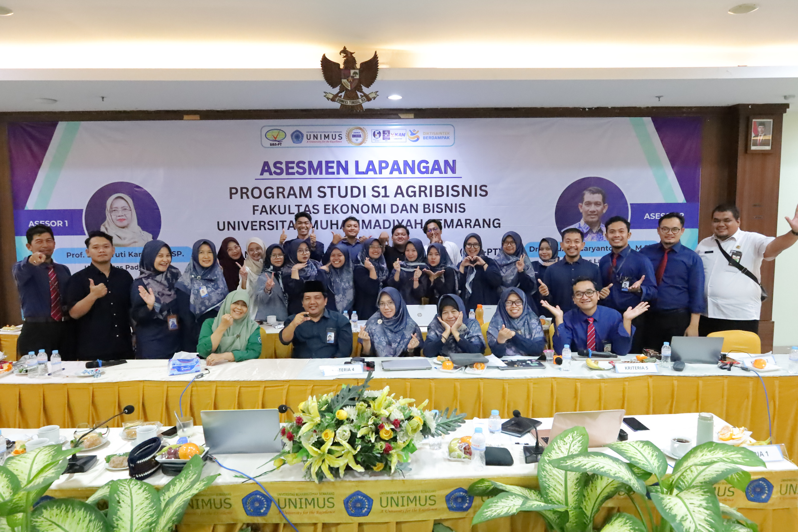Read more about the article UNIMUS Terima Kunjungan Asesmen Lapangan Daring dari BAN-PT untuk Program Studi S1 Agribisnis Semarang, 11 Juni 2025