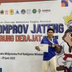 Mahasiswa Informatika UNIMUS Sabet Emas di POMPROV Jateng 2025 Cabor Tarung Derajat