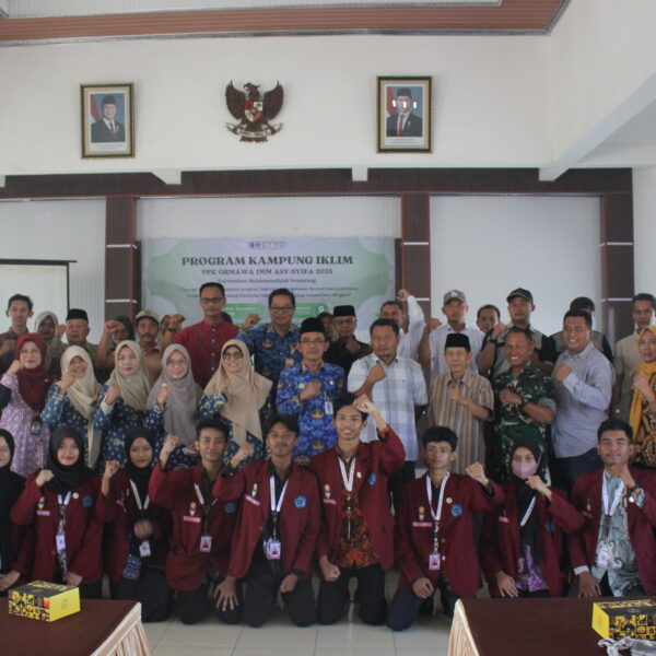 Tim PPK ORMAWA IMM Asy-Syifa Unimus Launching Program Kampung Iklim di Desa Purwosari