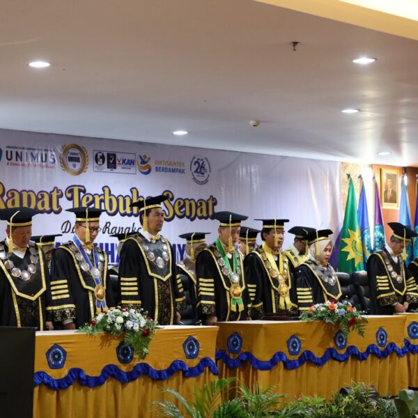 Unimus Gelar Rapat Terbuka Senat, Rayakan Milad ke-26 dengan Capaian Unggul