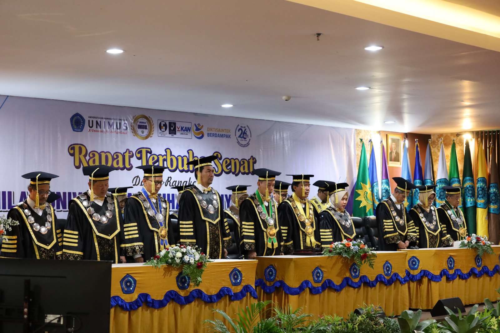 Read more about the article Unimus Gelar Rapat Terbuka Senat, Rayakan Milad ke-26 dengan Capaian Unggul