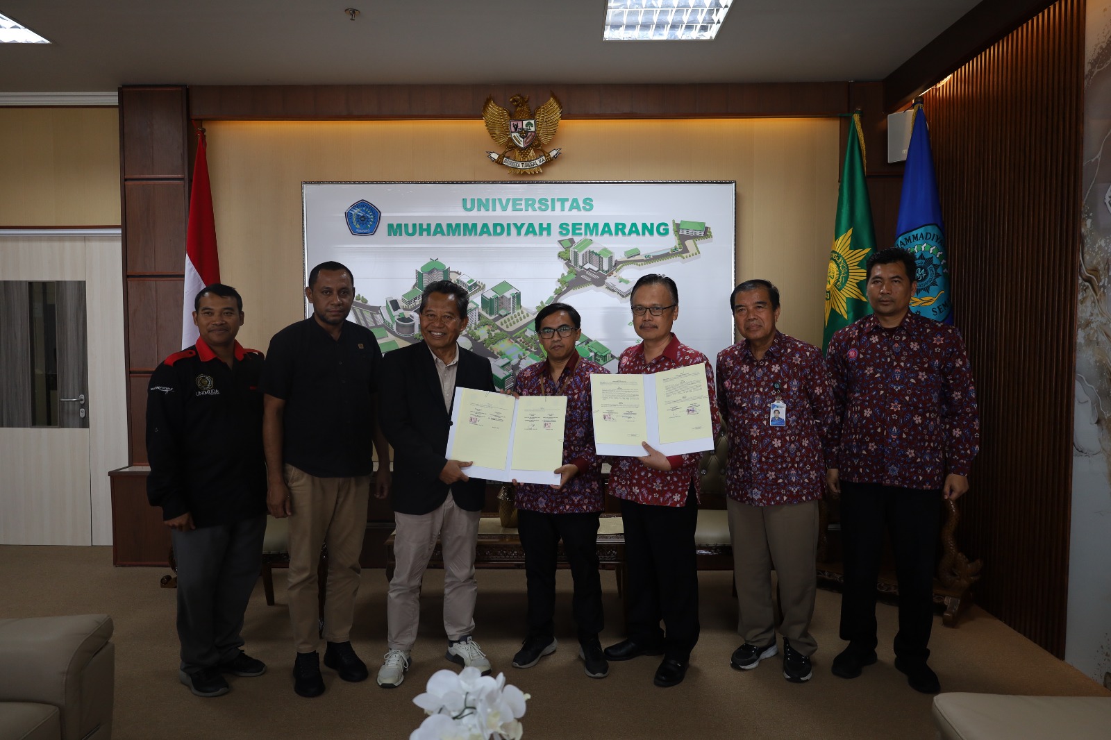 Read more about the article Unimus dan Unimuda Sorong Teken Nota Kerja Sama, Perkuat Kolaborasi Pendidikan dan Riset Antar Perguruan Tinggi Muhammadiyah