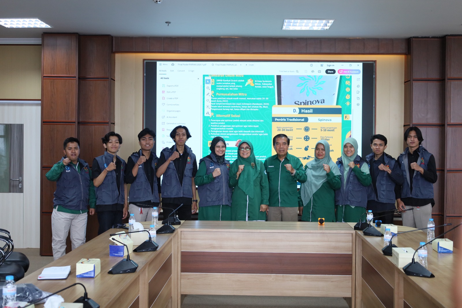 Read more about the article Unimus Lepas Tim PKM-PI Menuju PIMNAS 2025, Rektor Tekankan Rasa Percaya Diri dan Rendah Hati