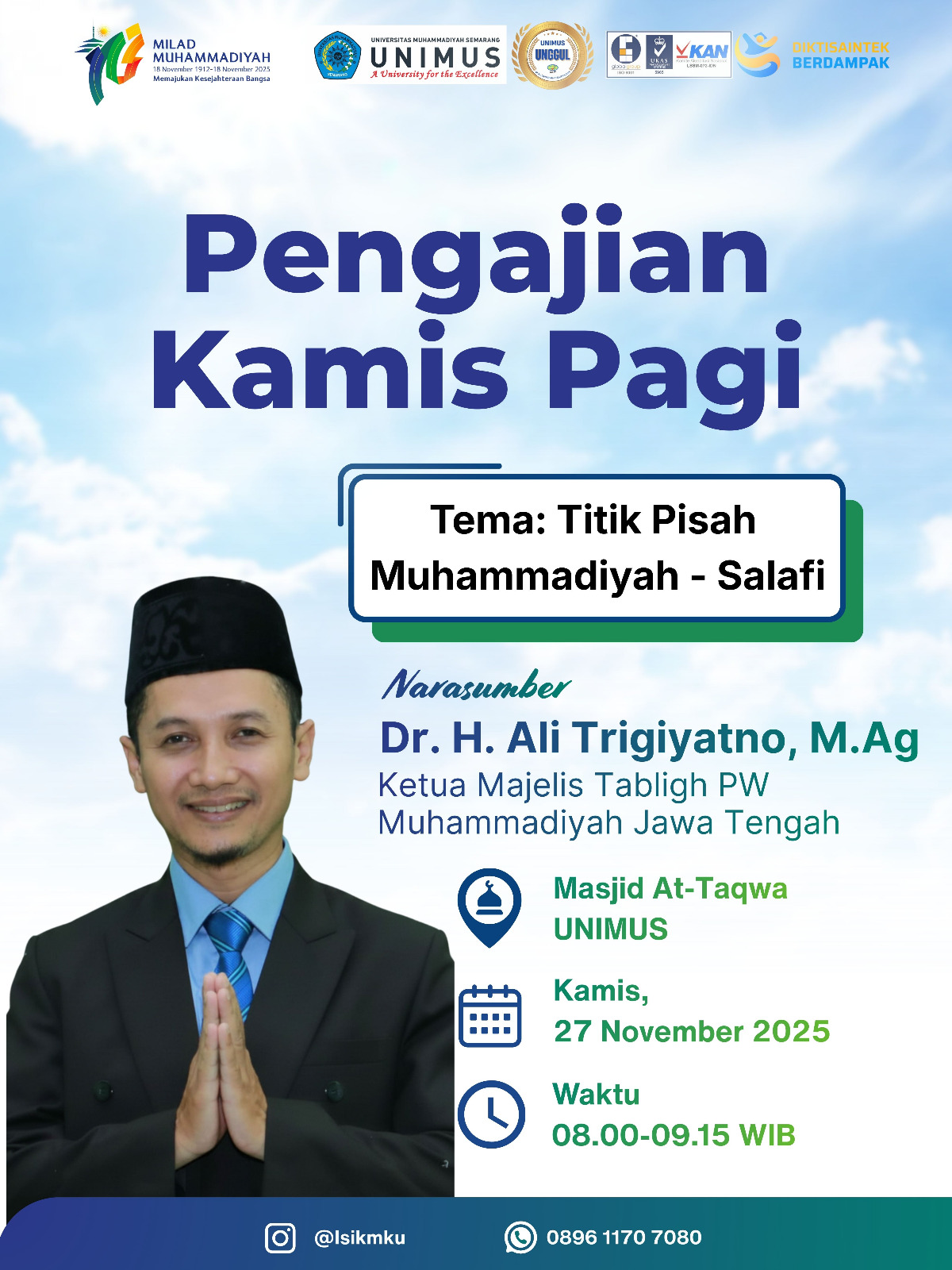 Read more about the article Pengajian Kamis Pagi 25 November 2025