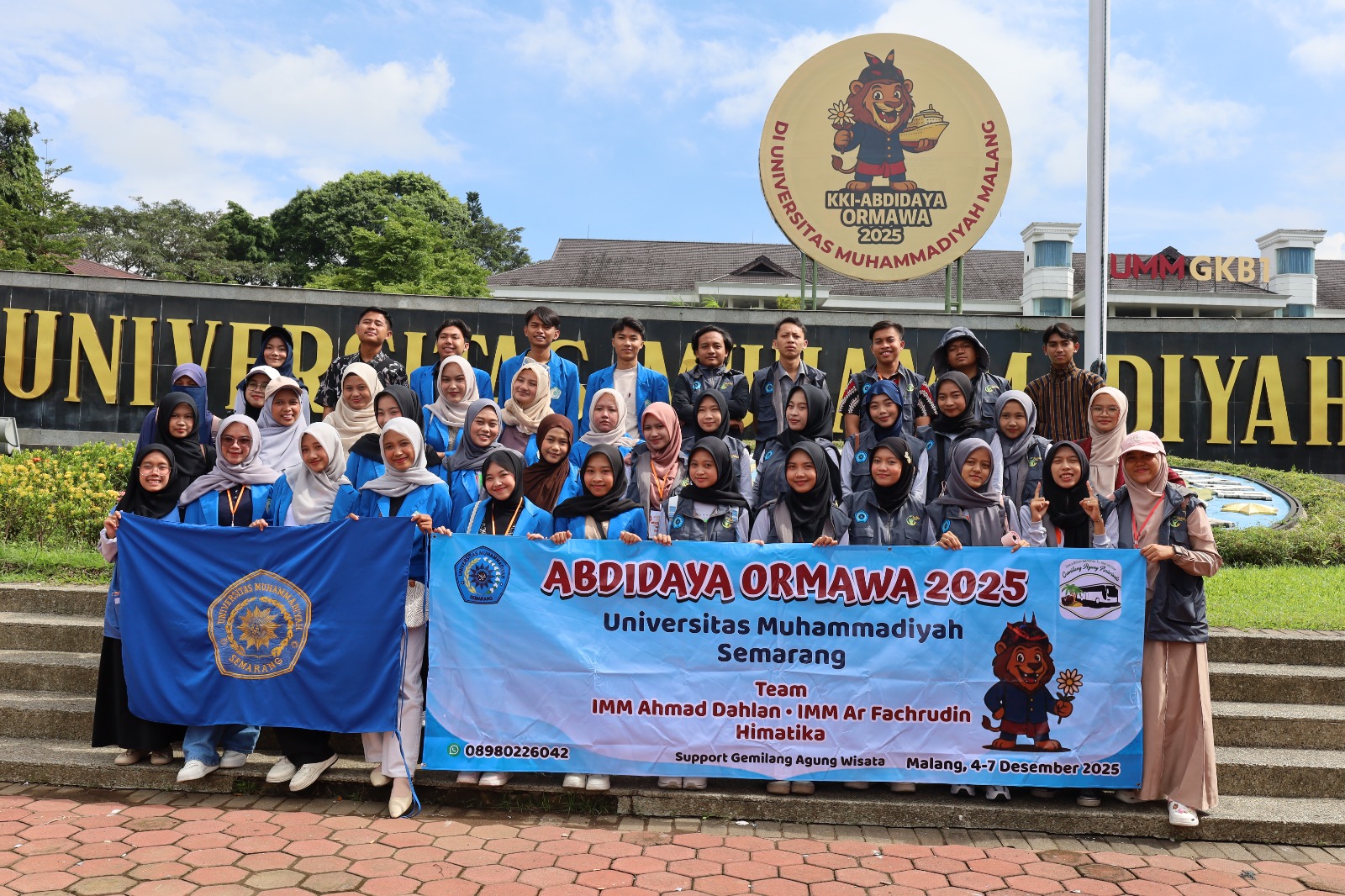 Read more about the article Tiga Tim PPK Ormawa Unimus Tampilkan Karya Terbaik di Stand Expo Poster Abdidaya Ormawa 2025