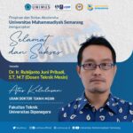 UNIMUS Perkuat SDM Unggul melalui Capaian Doktor Dosen Teknik Mesin