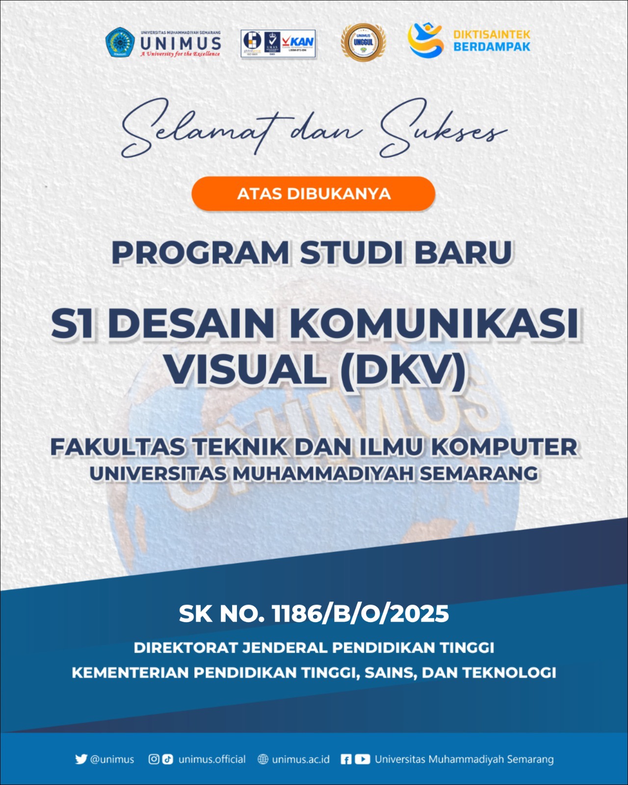 Read more about the article UNIMUS Resmi Buka Program Studi S1 Desain Komunikasi Visual