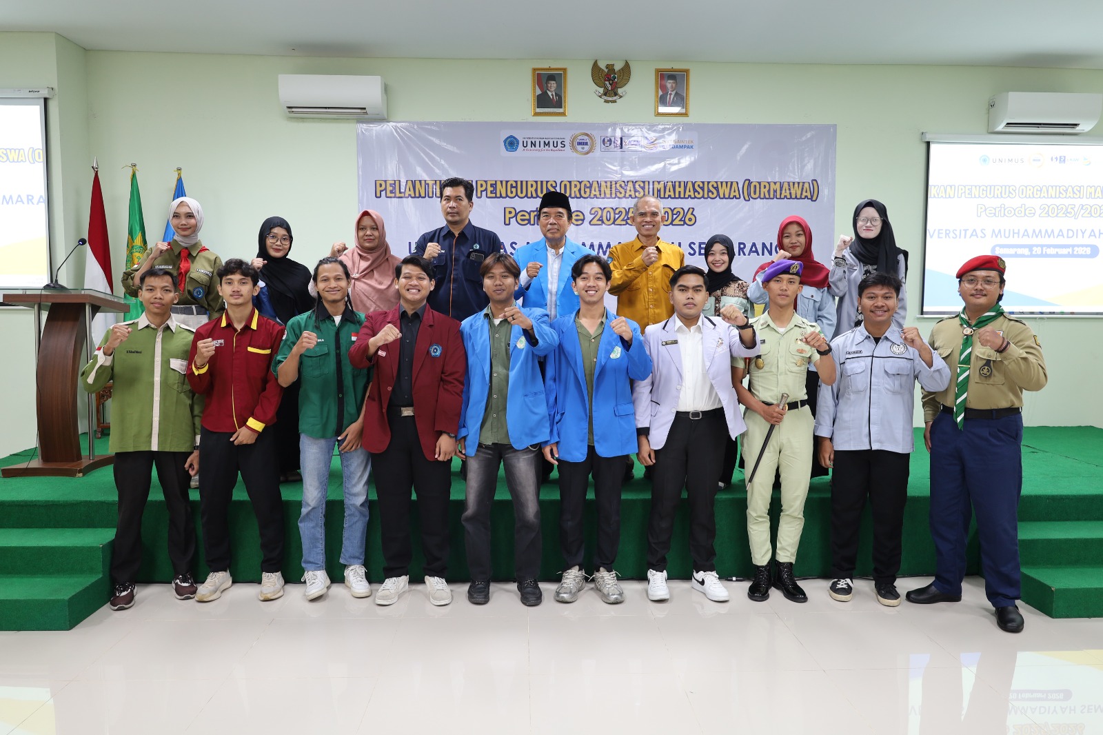 Read more about the article Unimus Lantik Pengurus ORMAWA Periode 2025/2026, Tekankan pada Sinergi dan Penguatan Soft Skill Mahasiswa