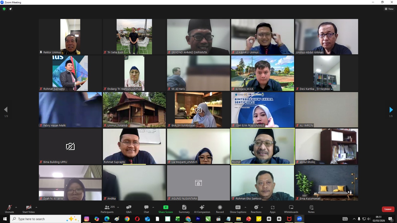 Read more about the article Unimus Gelar Pengajian Sapa Pagi Ramadan 1447 H, Angkat Tema Penguatan Keluarga