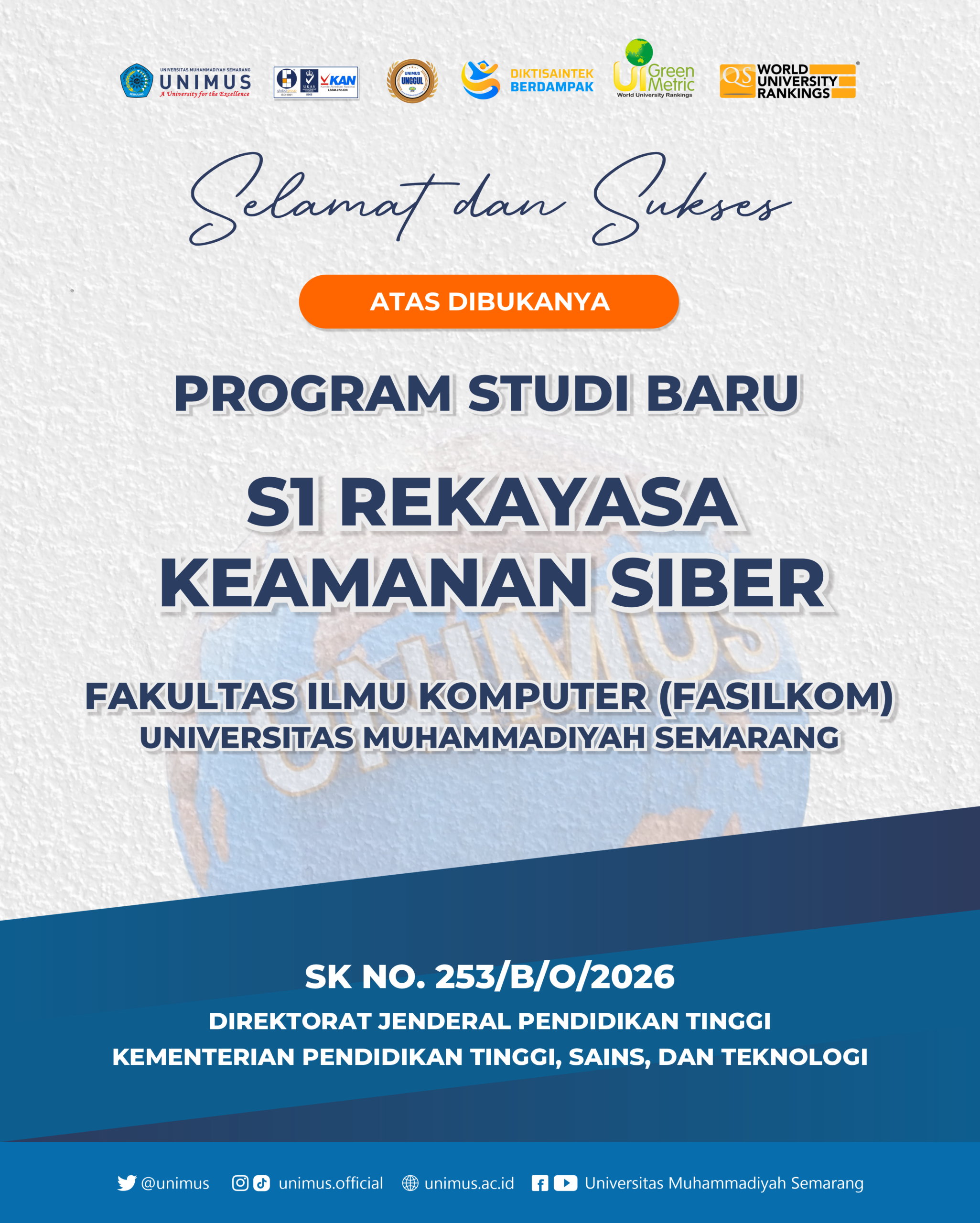 Read more about the article Menjawab Kebutuhan Talenta Siber, UNIMUS Hadirkan Prodi S1 Rekayasa Keamanan Siber Pertama di Indonesia