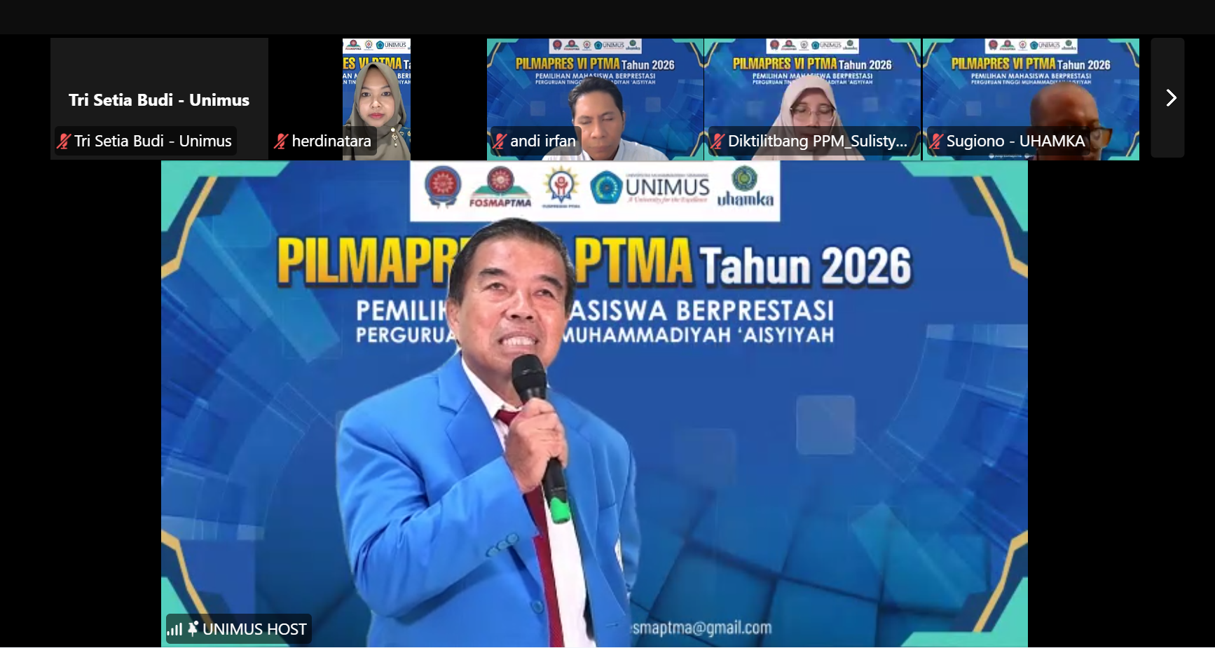 Read more about the article Penganugerahan Pilmapres VI PTMA 2026, Apresiasi Mahasiswa Berprestasi dari Seluruh Indonesia